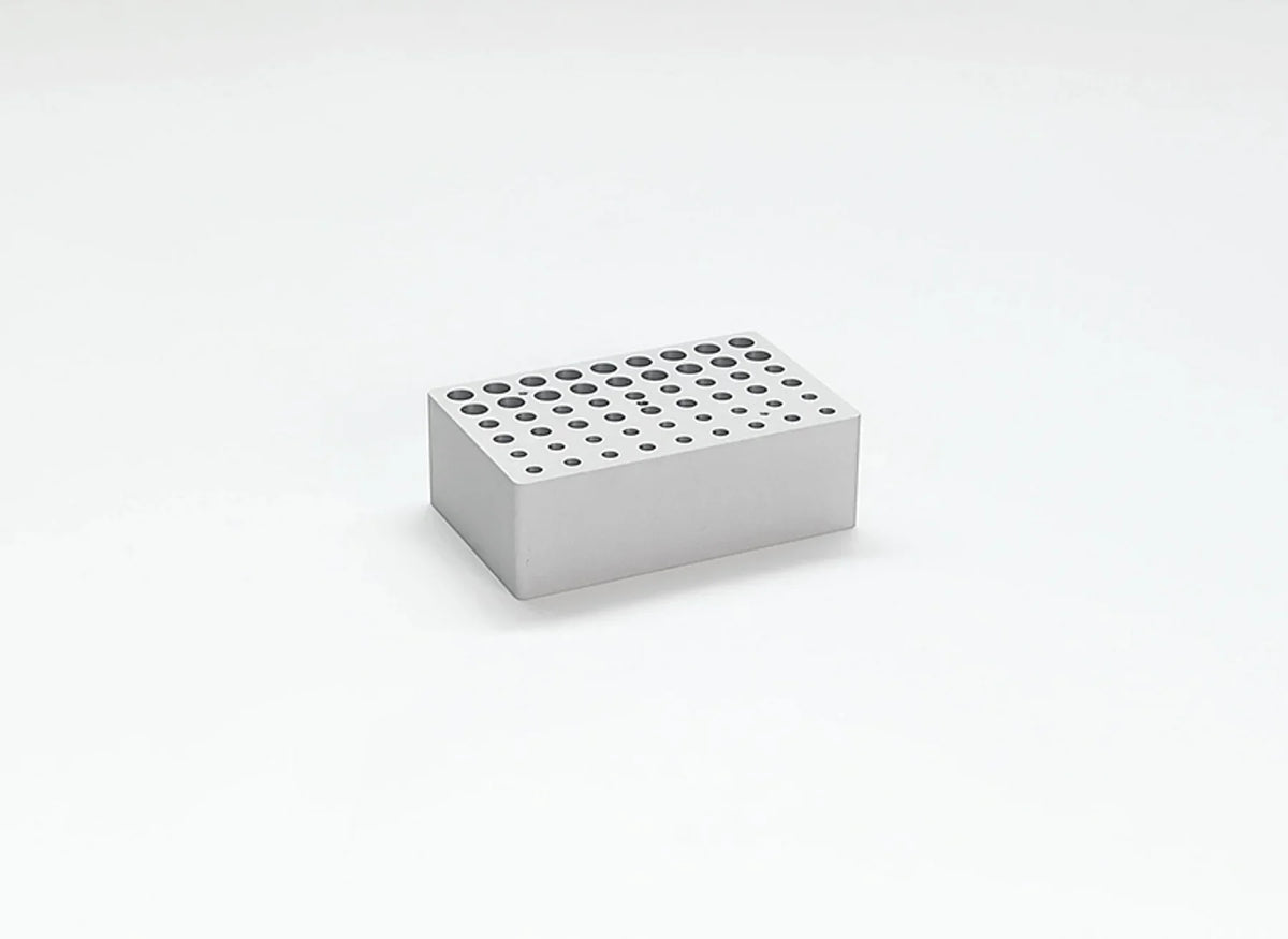 Blocco 18 fori per singolo volume per provette 0,2 / 0,5 /1,5 /2 ml perHB 120