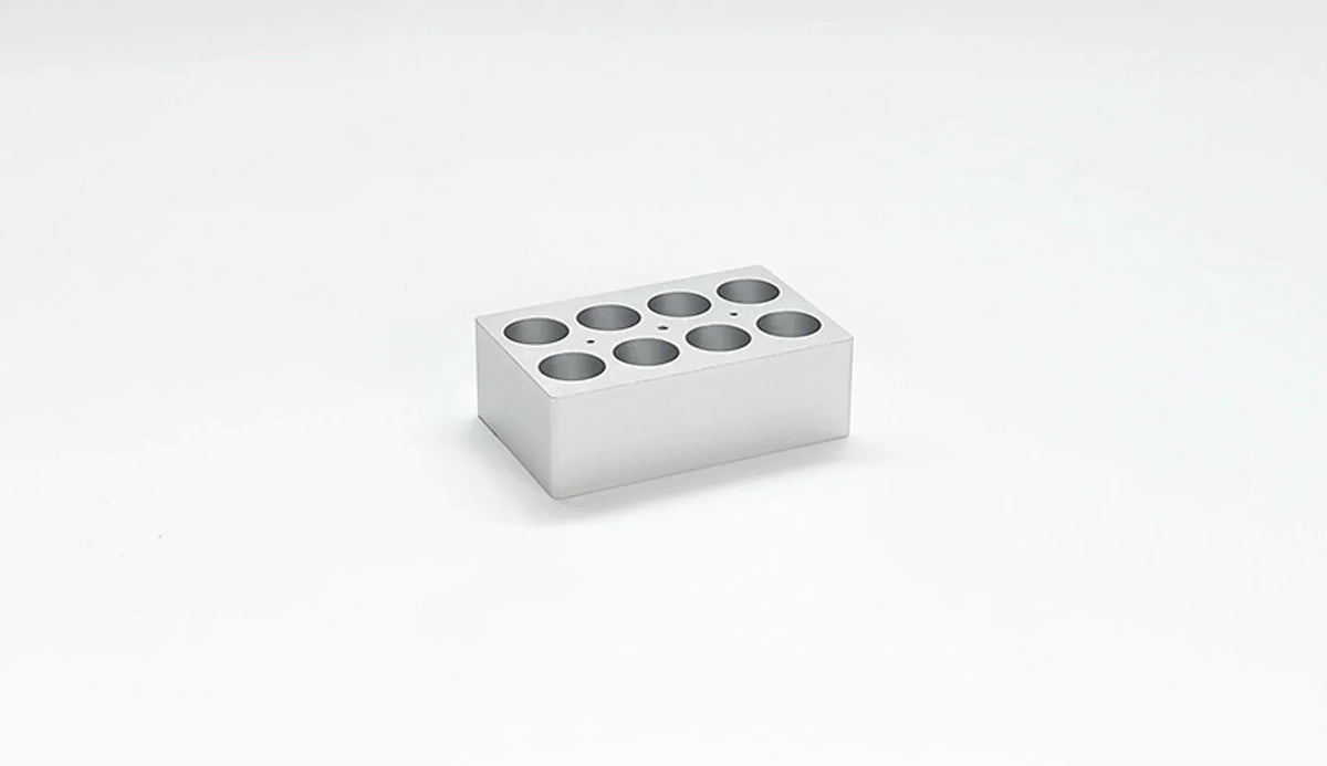 Blocco 8 fori per provette 50 ml per HB 120