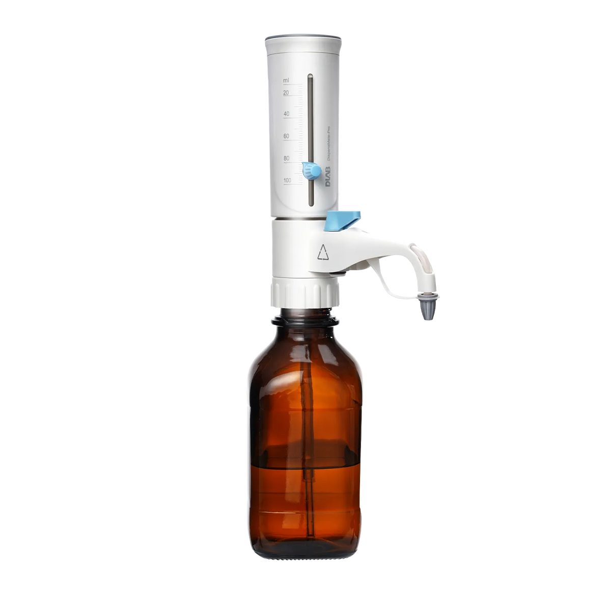 DispensMate-Pro Dispenser manuale da laboratorio per flaconi di seconda generazione (pistone in vetro) 1-10ml