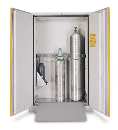 ARMADIO DI SICUREZZA PER LO STOCCAGGIO DI BOMBOLE GAS FIRE BOMB G30 con 2 porte