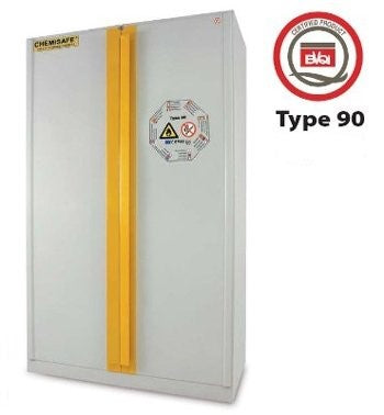 ARMADIO DI SICUREZZA PER LO STOCCAGGIO DI PRODOTTI INFIAMMABILI FIRE MY23 BASIC 2 porte